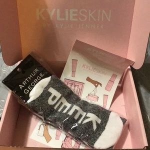 Kylie Skin stickers/Arthur George socks